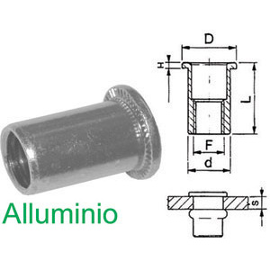 514P - ALUMINIUM THREADED RIVETS - Prod. SCU